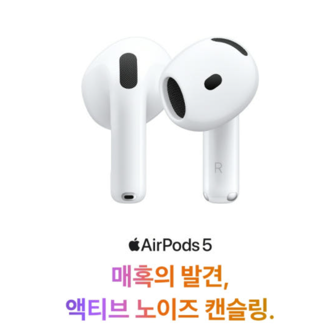 애플 에어팟5 MKFT4KH/A 무선 충전 케이스, 가격 출시일 총정리